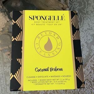 Spongellé Coconut Verbena Body Treatment Set